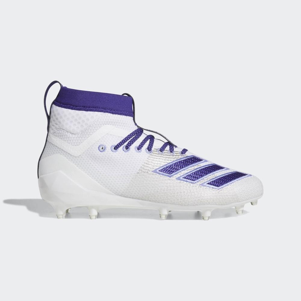 Ghete Fotbal Adidas Adizero 8.0 SK Barbati Romania - Albi/Violet F35198